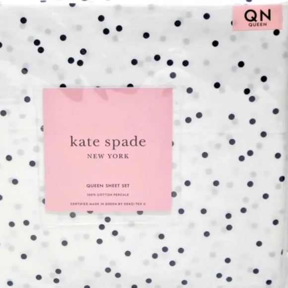 kate spade Bedding Kate Spade New York Scattered Polka Dots Black
